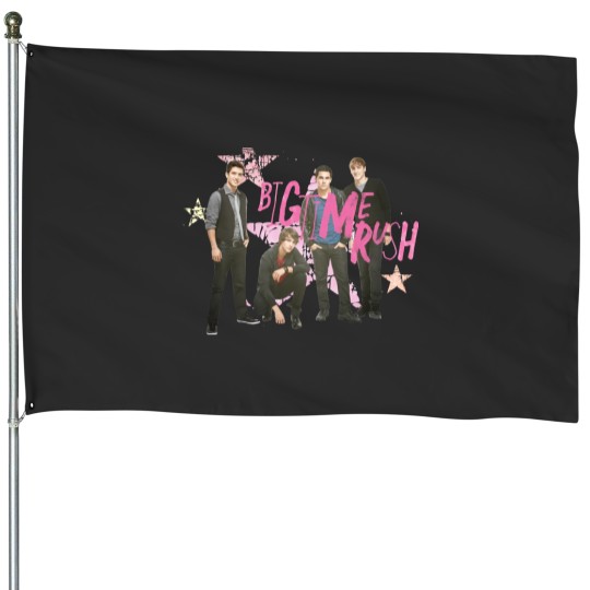 Discover Big Time Rush Star House Flags - Vintage Tour Design