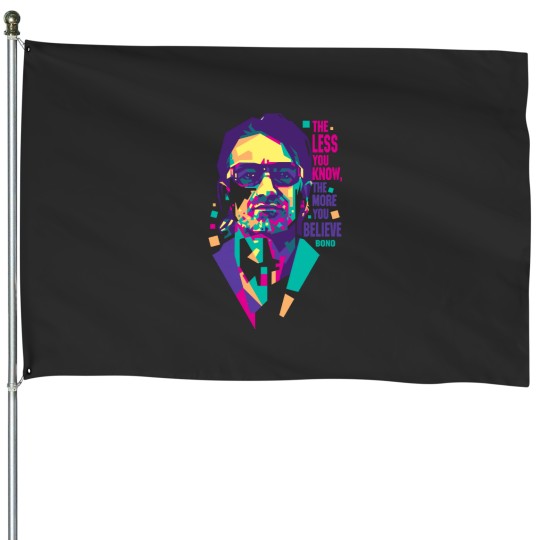 Discover BONO U2 WPAP House Flags