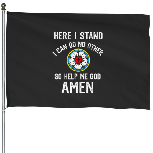 Discover Martin Luther Rose Lutheran Seal Christian Reformation House Flags
