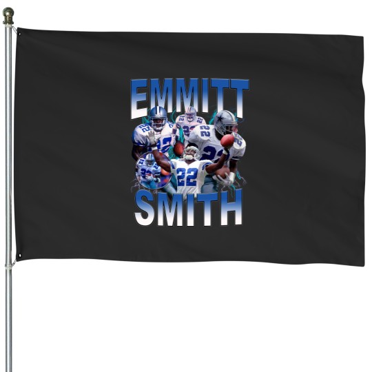Discover Emmitt Smith Vintage 90s House Flag