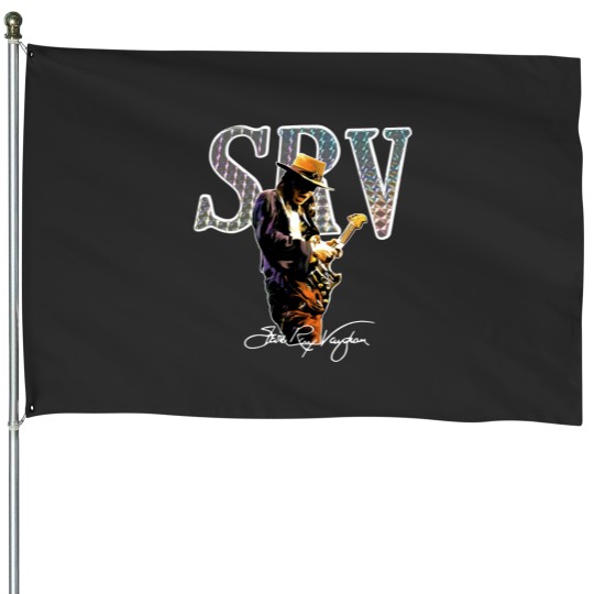 Discover Stevie Ray Vaughan legends never die Essential House Flags