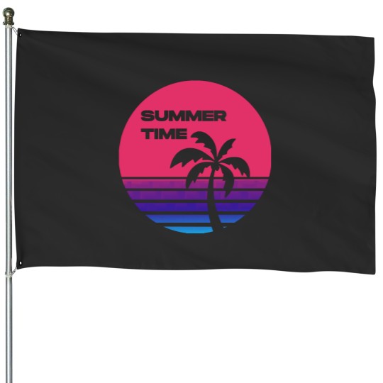 Discover Summertime House Flags