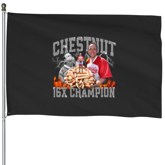 Discover HOT!! Joey Chestnut 2023 HotDog Eating Contest House Flags