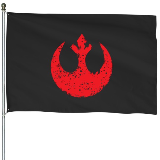 Discover Distressed Rebel Alliance symbol House Flags