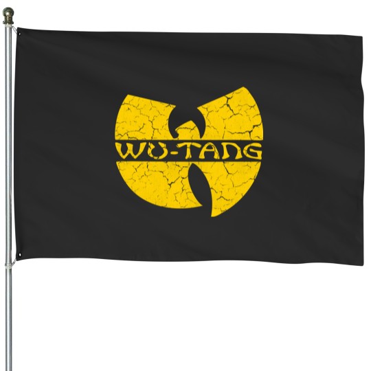 Discover Wutang with Text - Grunge - Wutang - House Flags