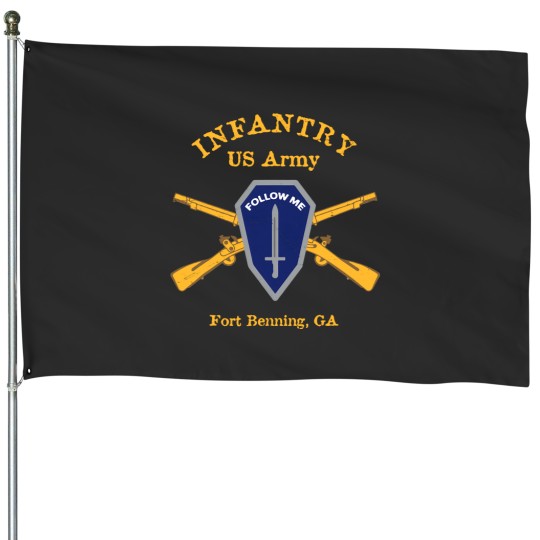 Discover US  Infantry Fort Benning GA House Flags