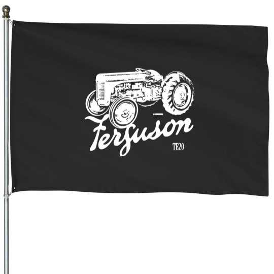 Discover Classic Ferguson Te20 Script and Illustration House Flags