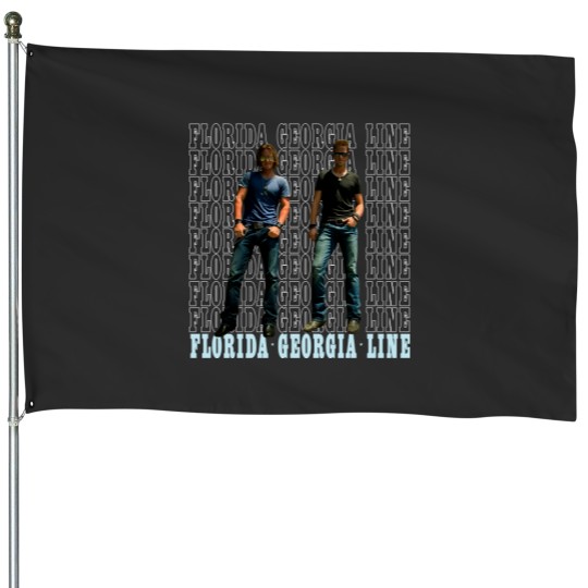 Discover Florida Georgia Line 2013 tour black House Flags - small
