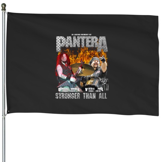 Discover Mayhem Skull Dimebag Darrell House Flags