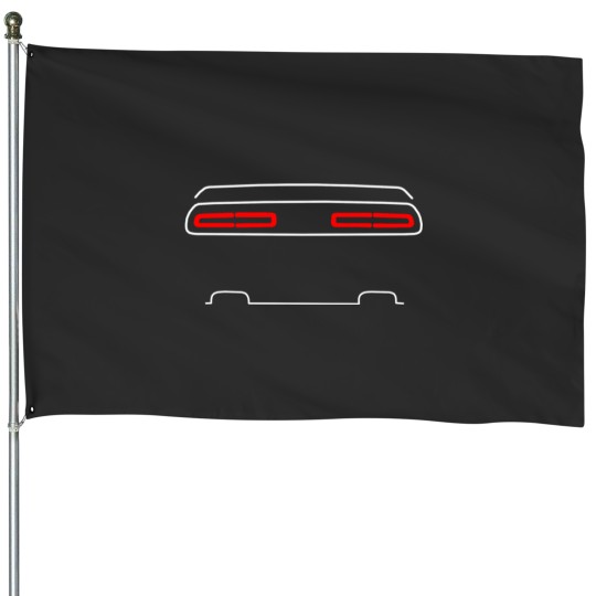 Discover Challenger SRT Hellcat House Flags