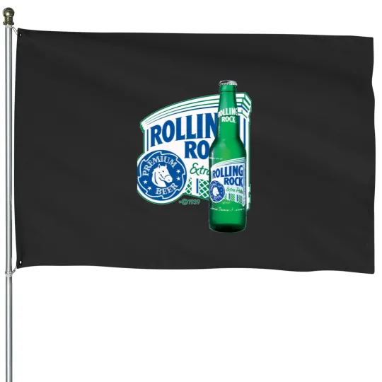 Discover Rolling Rock House Flags