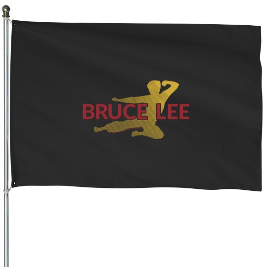 Discover Bruce Lee Icon House Flags