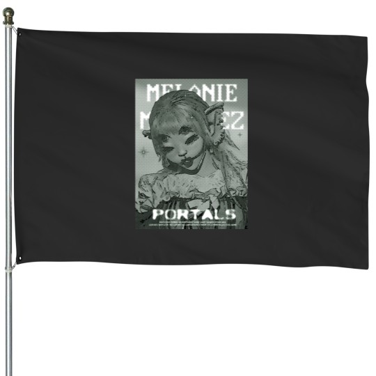 Discover Melanie Funny House Flag