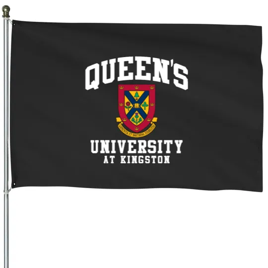 Discover Queens University At Kingston Logo House Flags