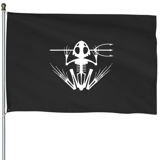 Discover Navy Seals frog skeleton House Flags