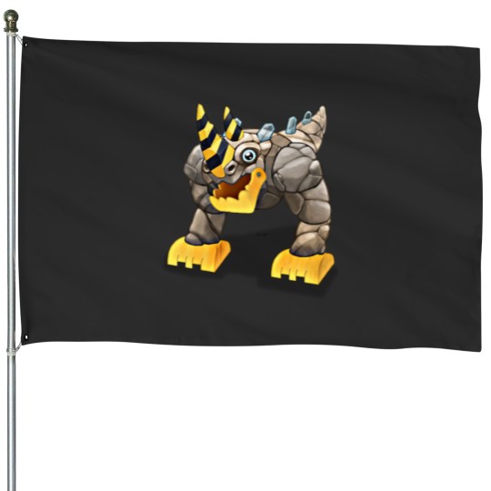 Discover My Singing Monsters character T-Rox House Flags