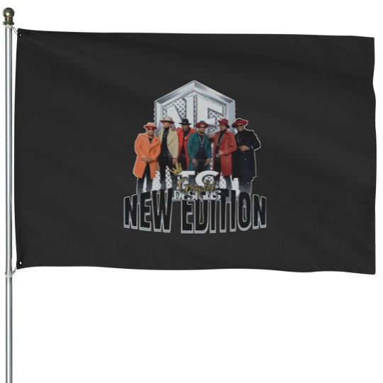 Discover New Edition House Flags, New Edition Legacy Tour House Flags