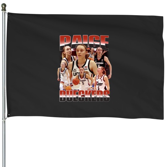 Discover Paige Bueckers House Flags, Women's College Basketball House Flags