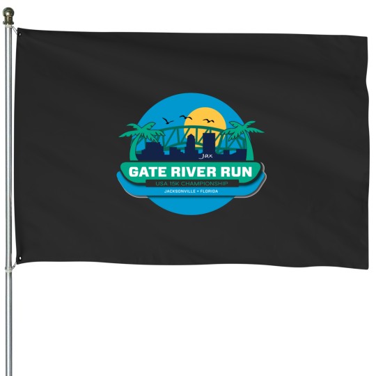 Discover Gate River Run House Flags