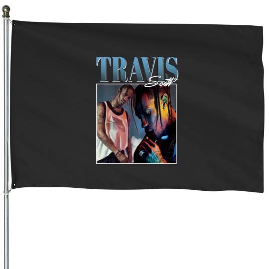 Discover Travis - Printed House Flags