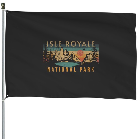Discover isle royale national park House Flags