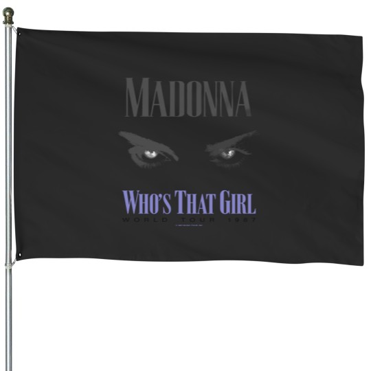 Discover 1987 Vintage Madonna Who's That Girl Tour House Flags
