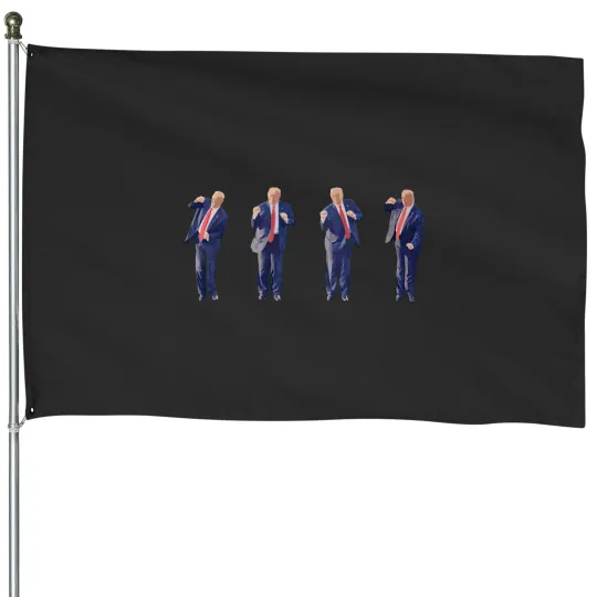 Discover Trump Dance House Flags, POTUS 45-47 Dance House Flags