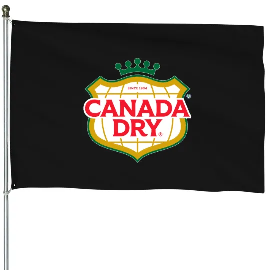 Discover Canada Dry-Logo House Flags