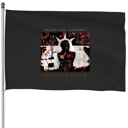 Discover Front line assembly millennium House Flags