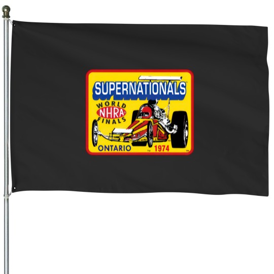 Discover Nhra 1974 Supernationals House Flags