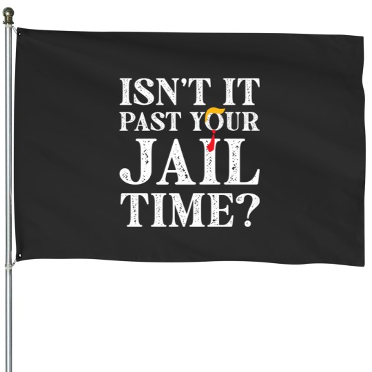 Discover Funny 2024 Election, Isn't It Past Your Jail Time House Flags