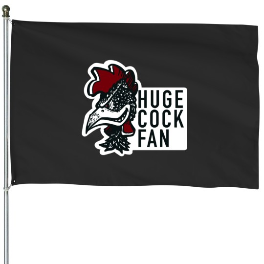 Discover Huge gamecock fan House Flags