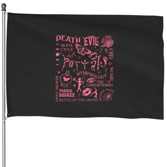 Discover Portals Tour 2024 Double Sided Melanie Martinez House Flags