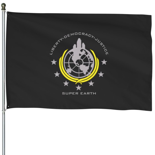 Discover Super Earth Helldivers House Flags, Helldivers House Flags