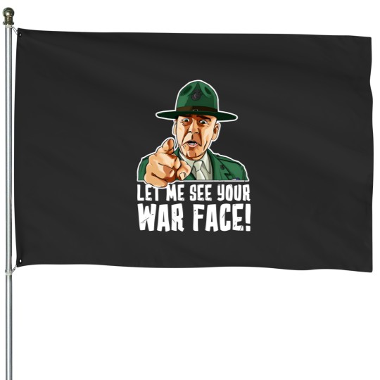 Discover Sgt. Hartman - Full Metal Jacket - House Flags