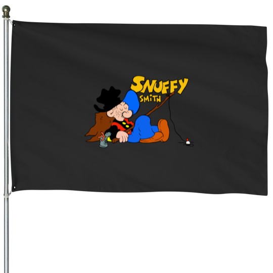 Discover Snuffy Smith House Flags