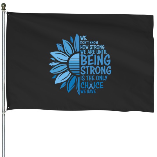 Discover Colon Cancer Awareness House Flags, Cancer Ribbon Graphic Tees