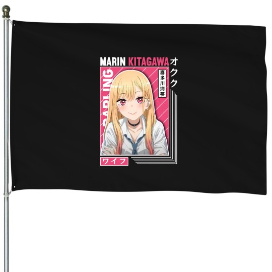 Discover Marin Kitagawaa - My Dress-up darling-e0QTZ House Flags