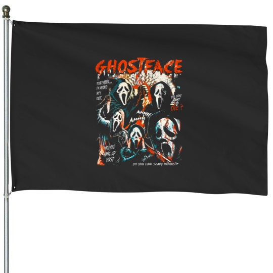 Discover 2023 Scream VI Movie Poster House Flags, Scream 6 Movie House Flags