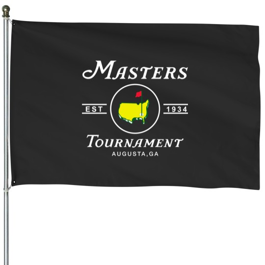 Discover The Masters Tournament Est.1934 Augusta National Golf Club House Flags