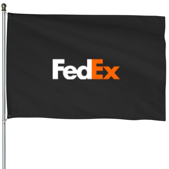 Discover FedEx House Flags Navy Blue Size Medium Unisex