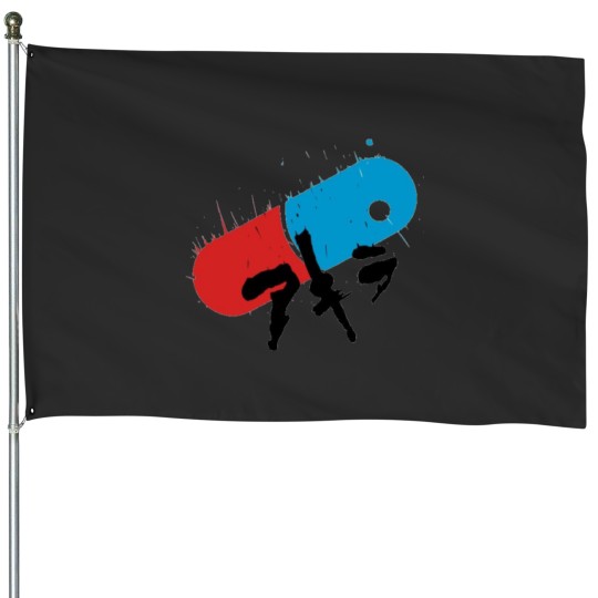 Discover Akira Pill House Flags