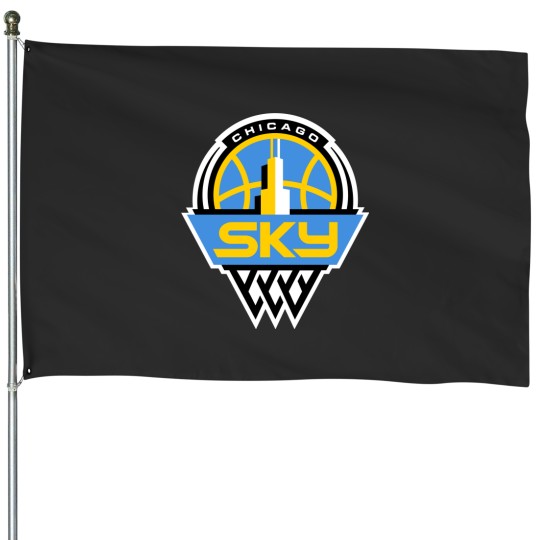 Discover My love Chicago Skies Basketball House Flags