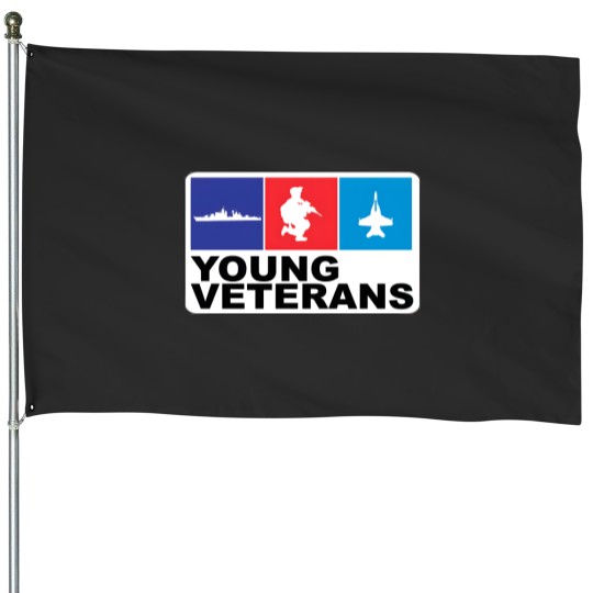 Discover Young Veterans House Flags
