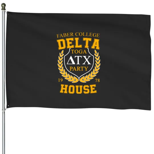 Discover Faber College Delta Tau Chi Toga Party - Animal House - House Flags