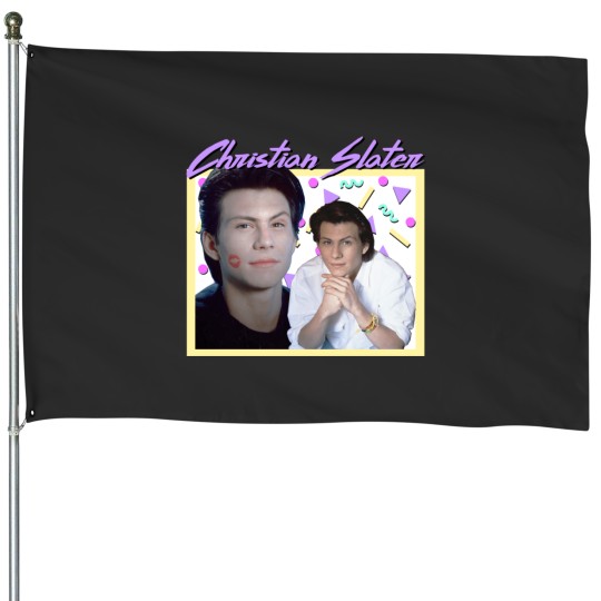Discover 80s Christian Slater House Flags