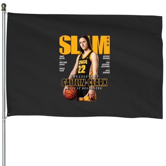 Discover Caitlin Clark University of Iowa House Flags