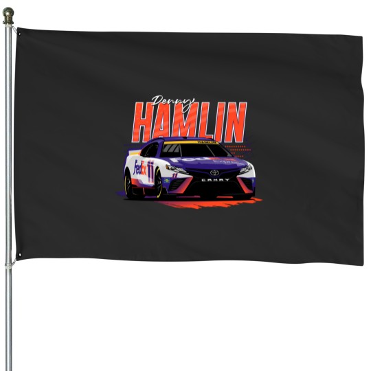 Discover Denny Hamlin House Flags