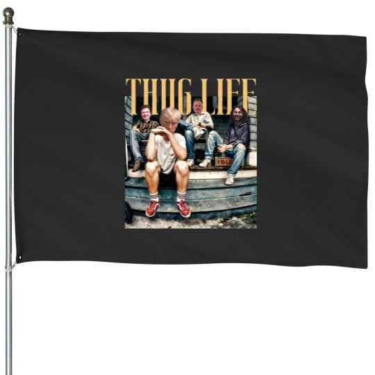 Discover Trump Thug Life House Flags