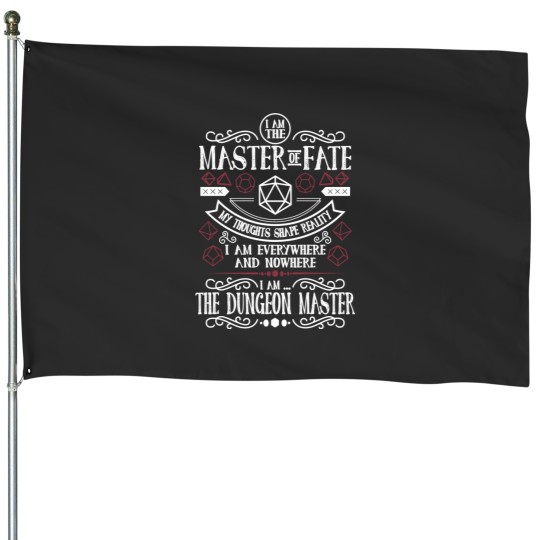 Discover Dungeon Master (Black) House Flags